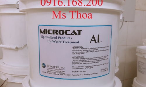 MICROCAT AL - Vi sinh bột xử lý đáy ao, nguyên liệu Mỹ
